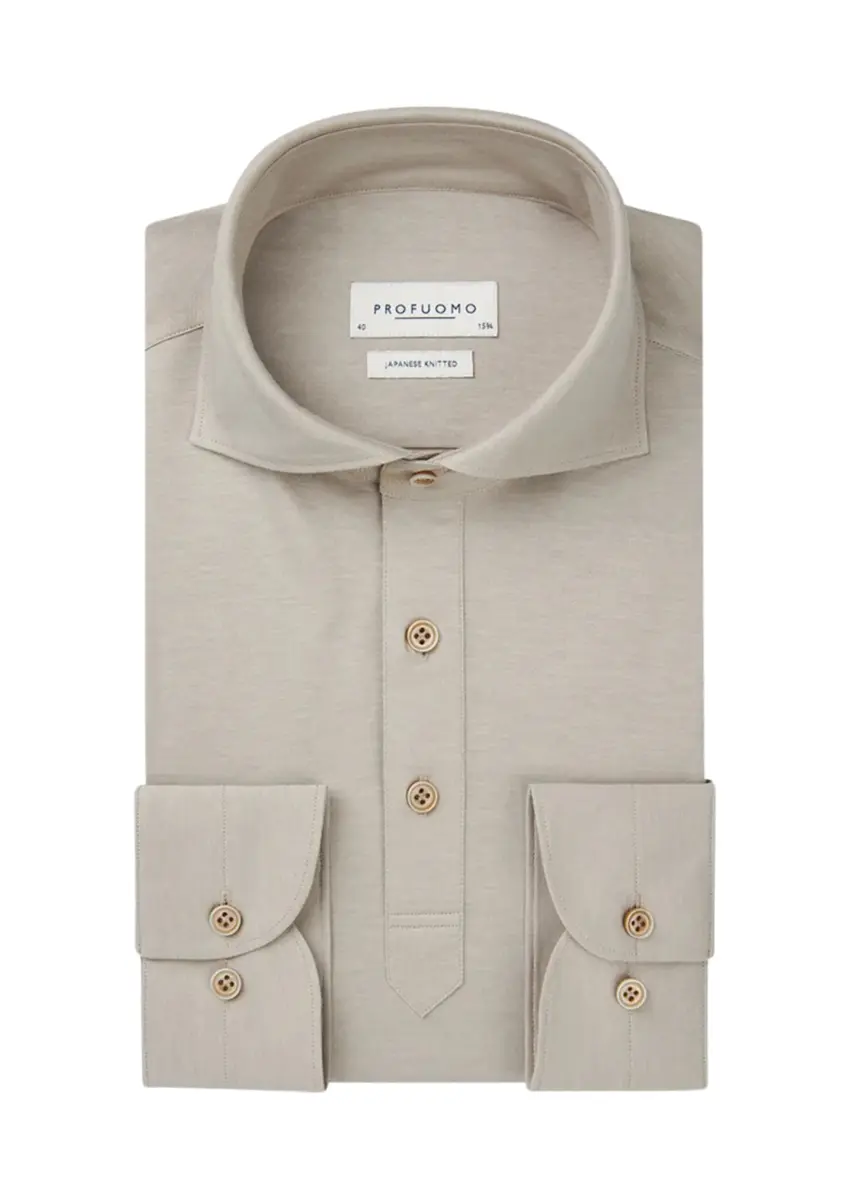 Profuomo | Polo camiche sc sf beige