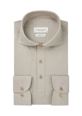 Profuomo | Polo camiche sc sf beige