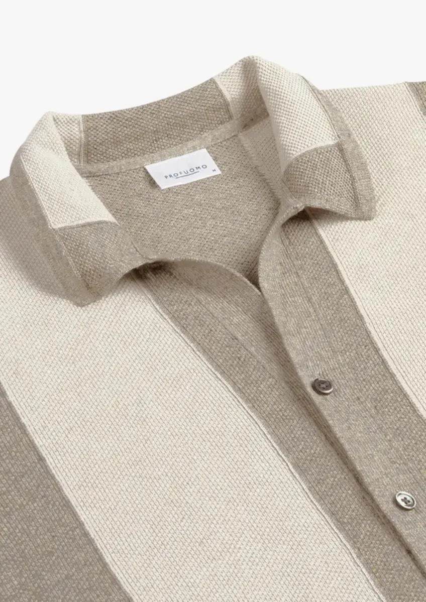 Profuomo | POLO CAMP BUTTON TH SS D BEIGE
