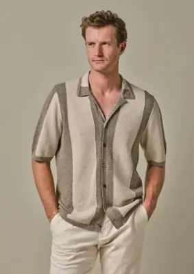 Profuomo | POLO CAMP BUTTON TH SS D BEIGE