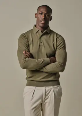 Profuomo | Polo onepiece ls green
