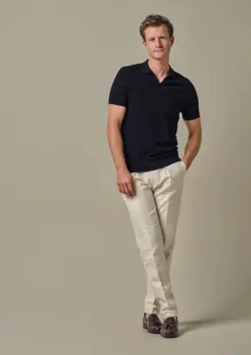 Profuomo | Polo riva coll ss navy