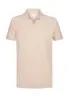 Profuomo | Polo riva collar ss beige