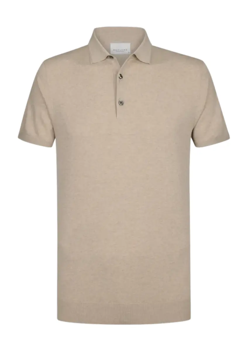 Profuomo | Polo ss beige