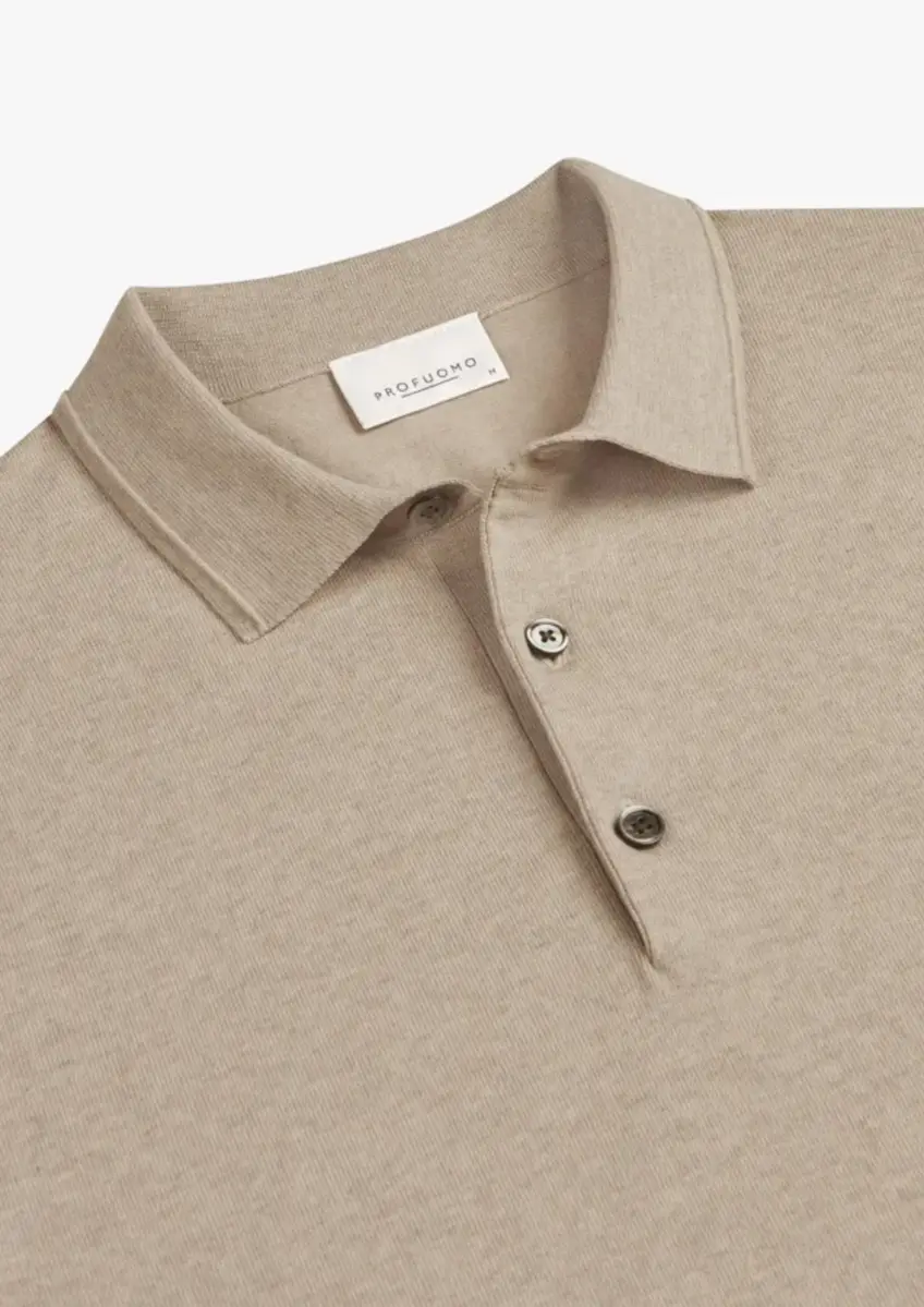 Profuomo | Polo ss beige