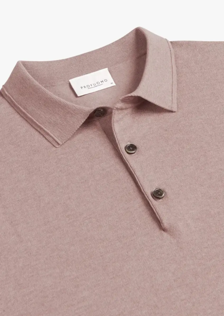 Profuomo | Polo ss dark pink