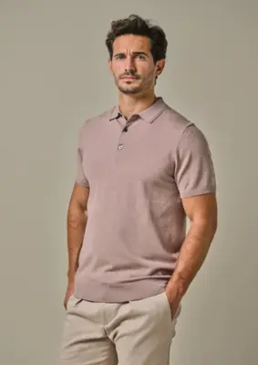 Profuomo | Polo ss dark pink