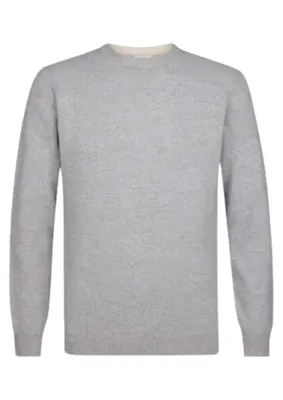 Profuomo | Pullover crew neck blue