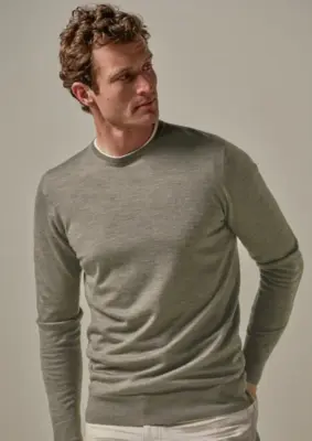 Profuomo | Pullover crew neck green