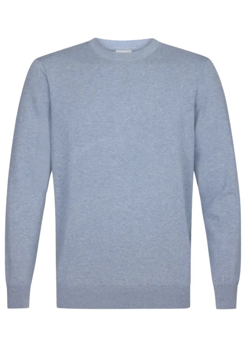 Profuomo | Pullover crew neck ls blue