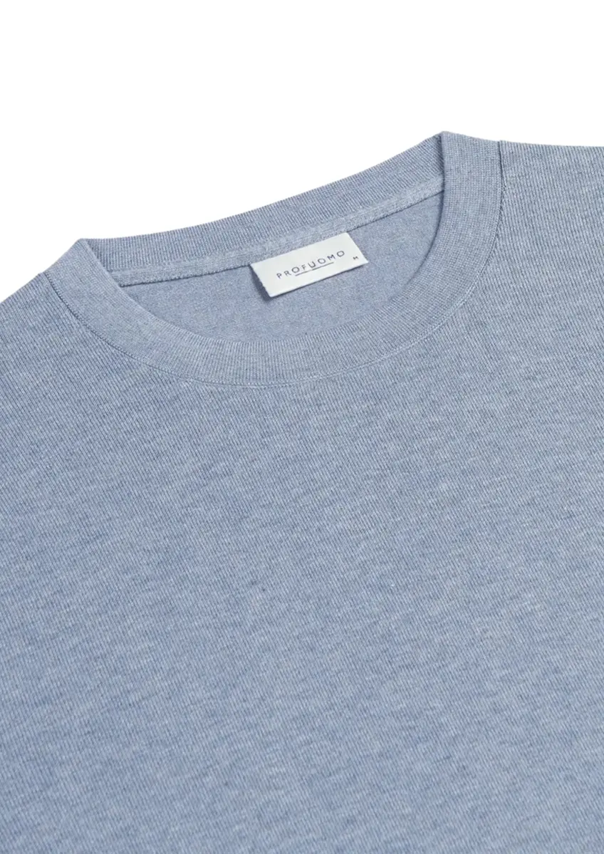 Profuomo | Pullover crew neck ls blue