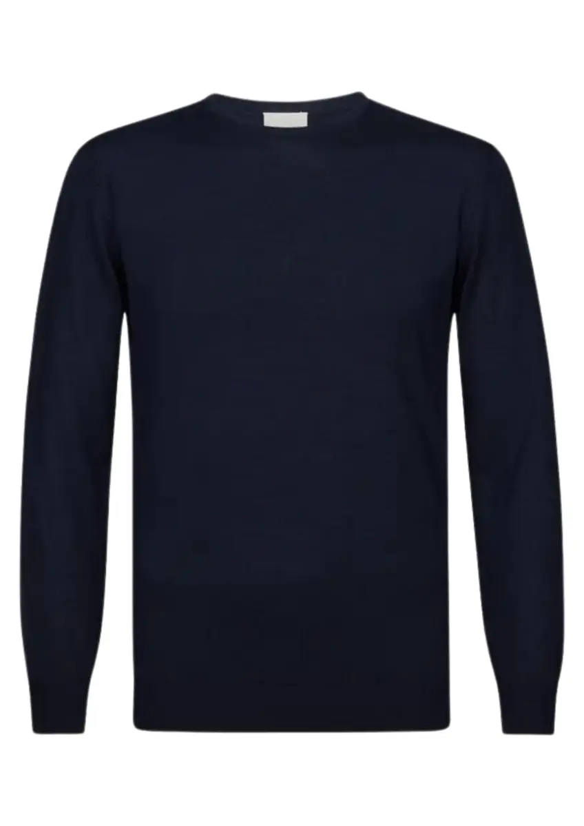 Profuomo | Pullover crew neck navy