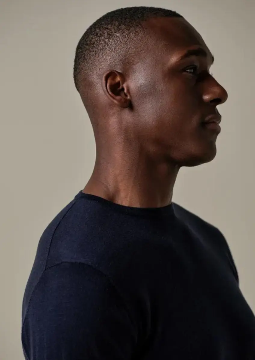 Profuomo | Pullover crew neck navy
