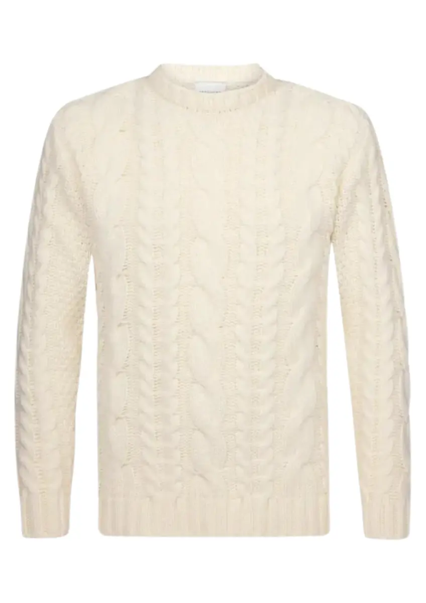 Profuomo | Pullover crew neck off white