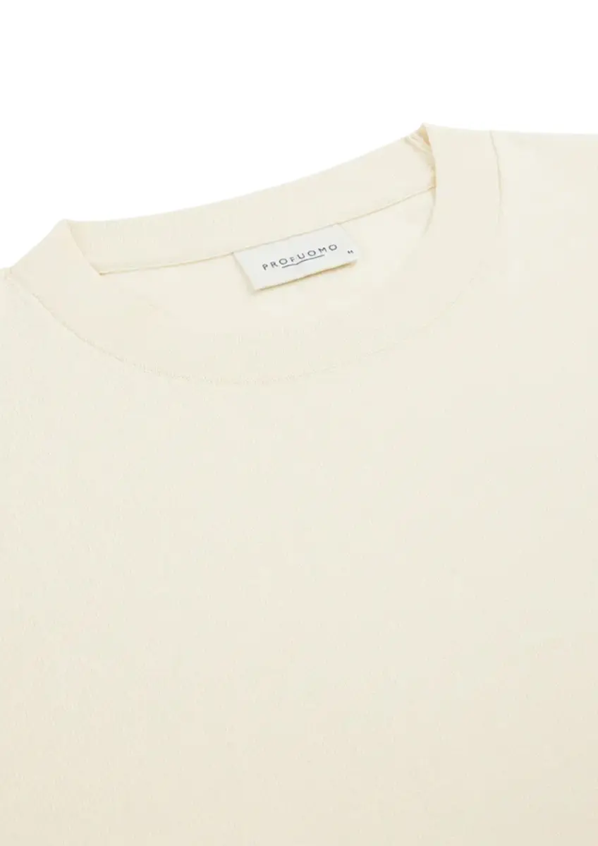 Profuomo | Pullover crew neck off white