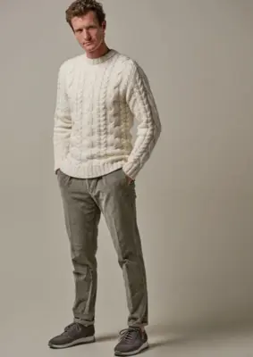 Profuomo | Pullover crew neck off white