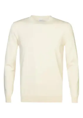 Profuomo | Pullover crew neck off white