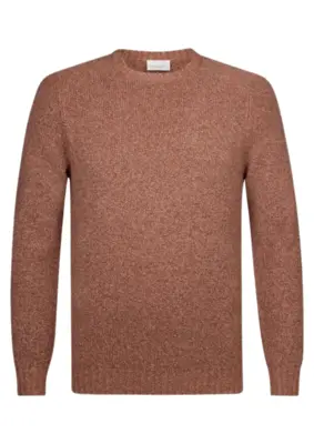 Profuomo | Pullover crew neck tuscan red
