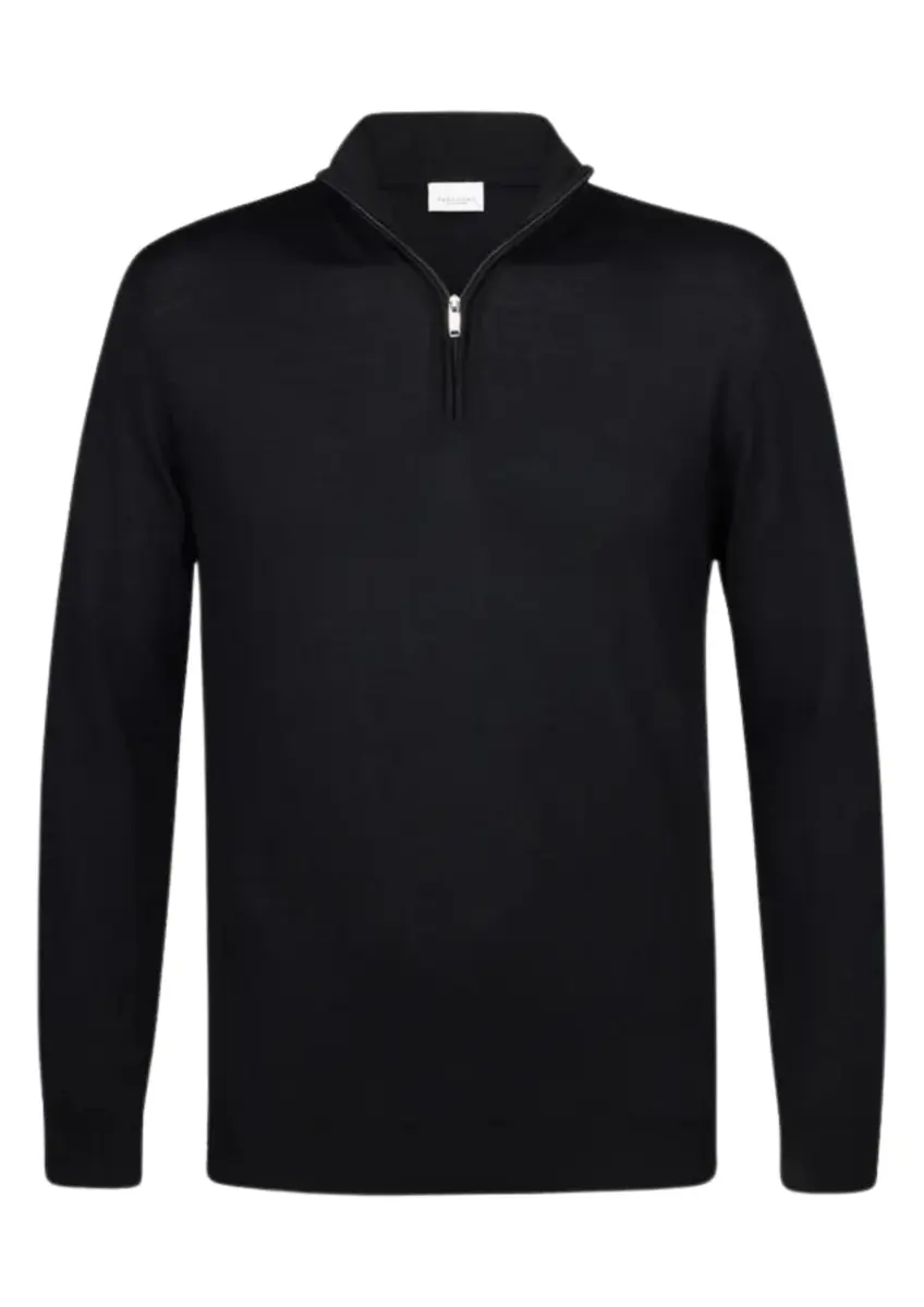 Profuomo | Pullover half zip black