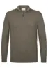 Profuomo | Pullover half zip brown