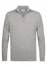 Profuomo | Pullover half zip light grey