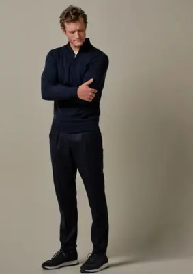 Profuomo | Pullover half zip navy