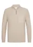 Profuomo | Pullover half zip off white