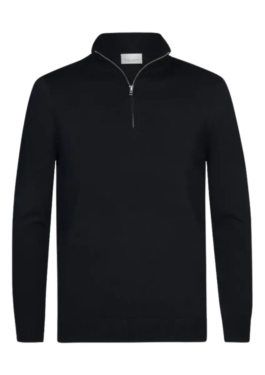 Profuomo | Pullover halfzip navy