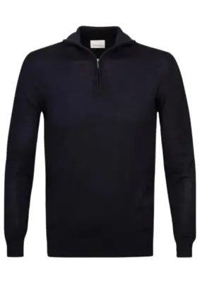 Profuomo | PULLOVER HALFZIP NAVY