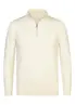 Profuomo | Pullover halfzip off white