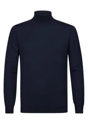 Profuomo | Pullover roll neck navy