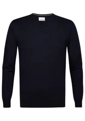 Profuomo | PULLOVER V-NECK NAVY Navy