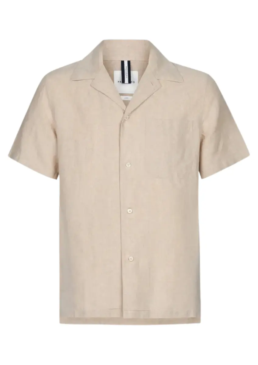 Profuomo | Shirt camp ss beige