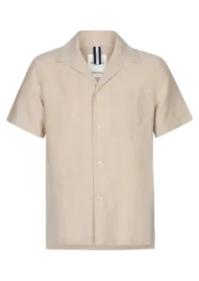 Profuomo | Shirt camp ss beige