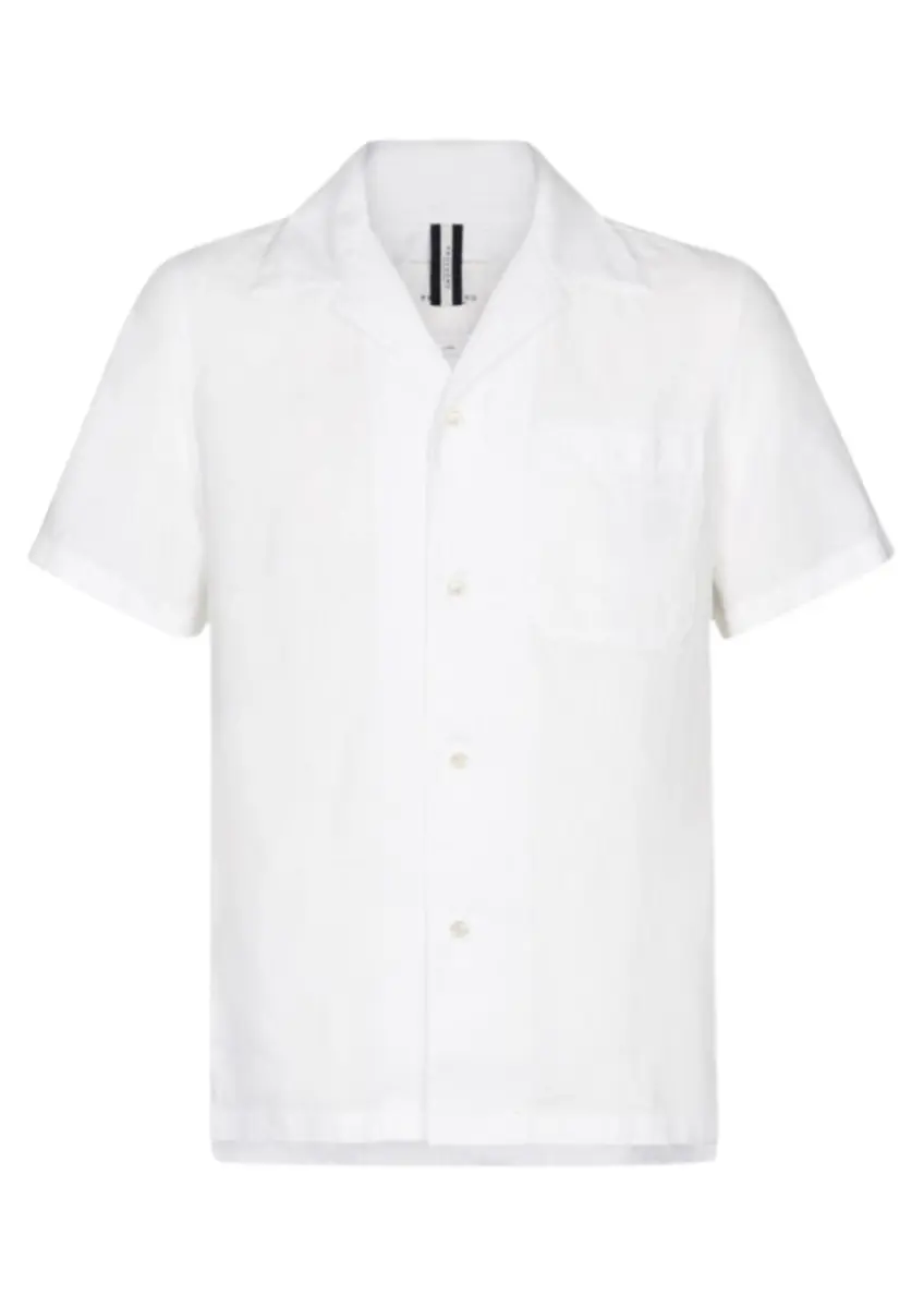Profuomo | Shirt camp ss white