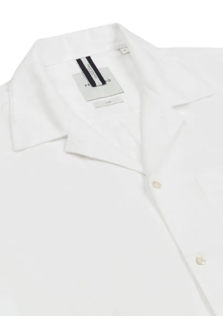 Profuomo | Shirt camp ss white