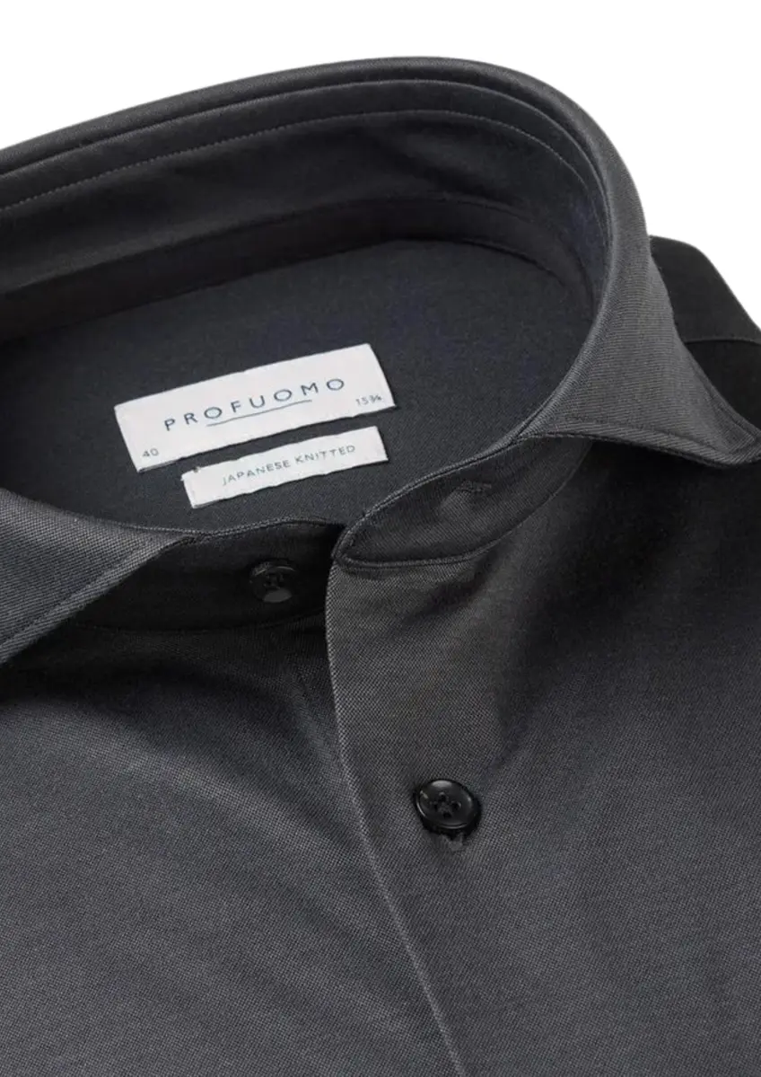 Profuomo | Shirt x-cutaway sc sf anthra