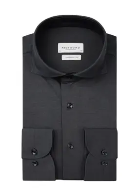 Profuomo | Shirt x-cutaway sc sf anthra