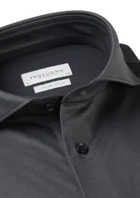 Profuomo | Shirt x-cutaway sc sf anthra