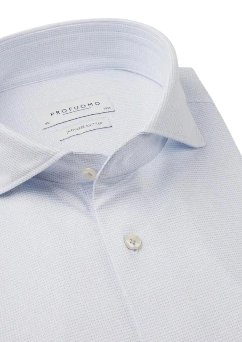 Profuomo | Shirt x-cutaway sc sf blue blue