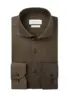 Profuomo | Shirt x-cutaway sc sf brown brown