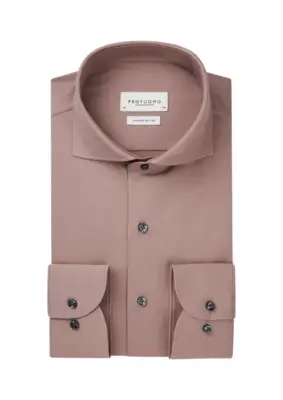 Profuomo | Shirt x-cutaway sc sf d.pink