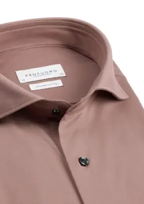 Profuomo | Shirt x-cutaway sc sf d.pink