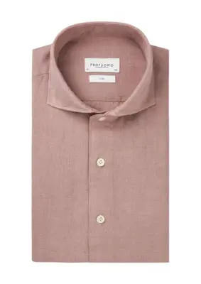 Profuomo | Shirt x-cutaway sc sf d.pink