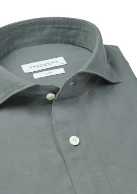 Profuomo | Shirt x-cutaway sc sf green