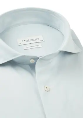 Profuomo | Shirt x-cutaway sc sf l.blue
