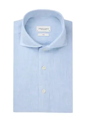 Profuomo | Shirt x-cutaway sc sf l.blue