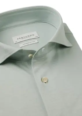 Profuomo | Shirt x-cutaway sc sf l.green light green