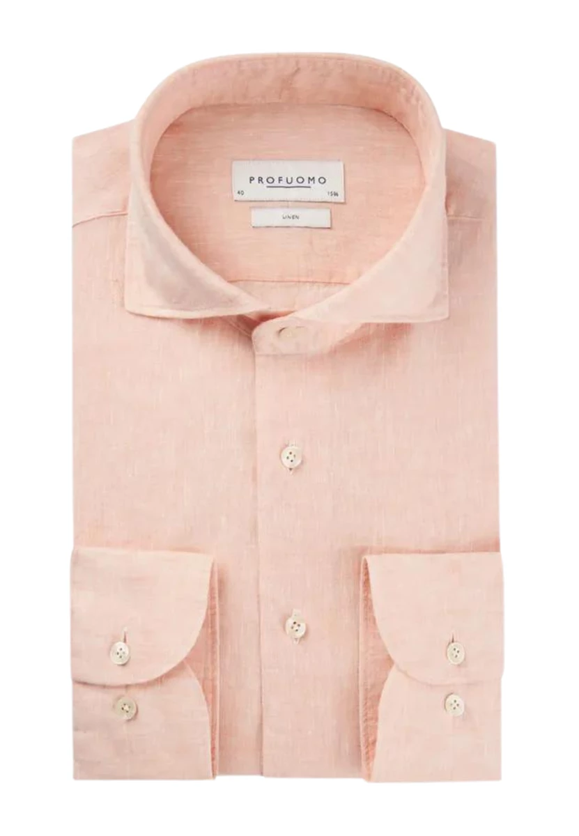 Profuomo | Shirt x-cutaway sc sf pink pink