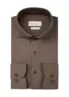 Profuomo | Shirt x-cutaway sc sf taupe